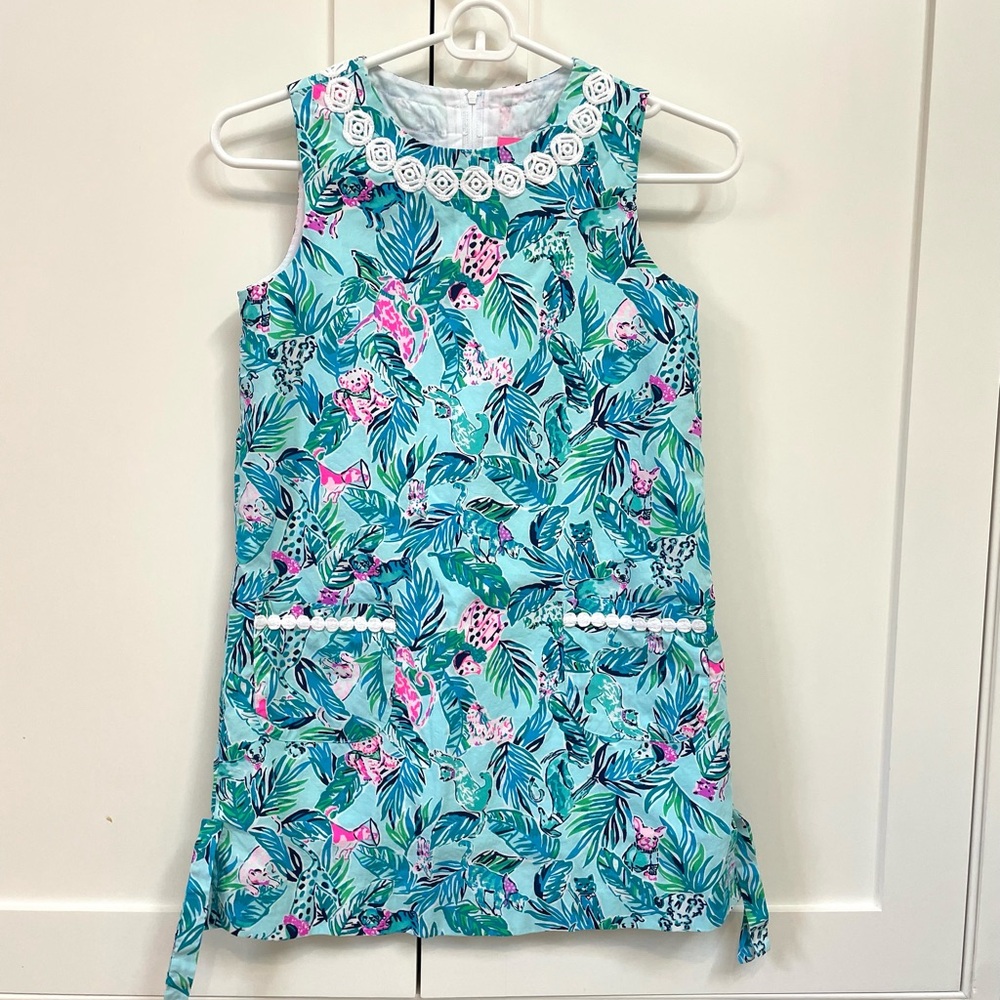Lilly Pulitzer Girls Shift Dress, Size 10